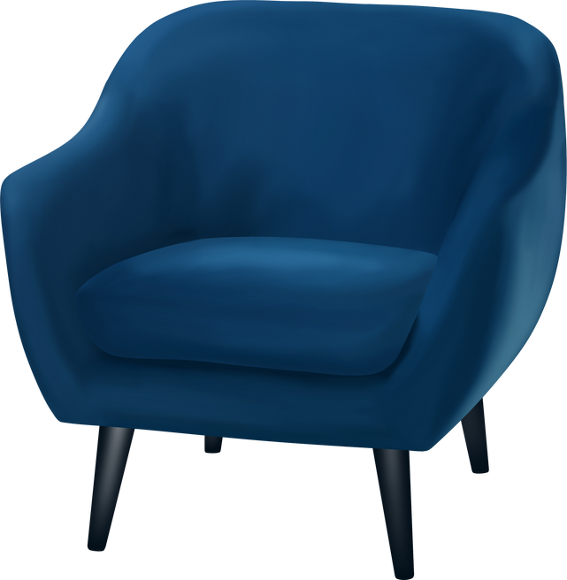 Blue Armchair